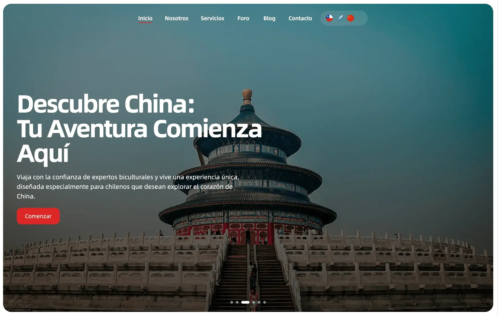 Baorong Internacional site screenshot