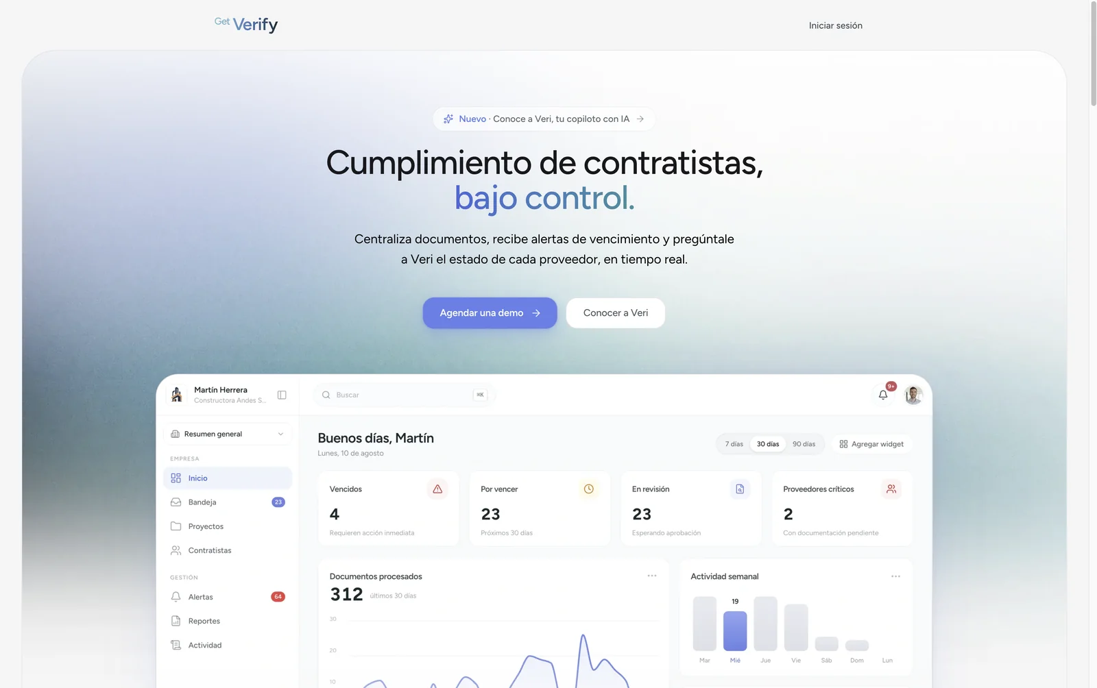 Get Verify site screenshot